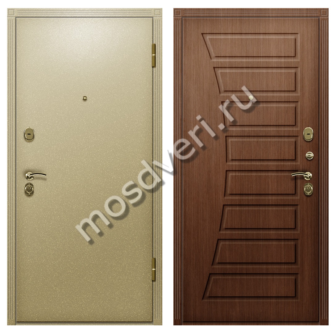Одностворчатая дверь с терморазрывом и глазком TD-139 - купить от производителя Мосдвери Одностворчатая дверь с терморазрывом и глазком TD-139