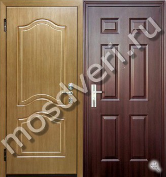 Стальная шумоизоляционная дверь с отделкой МДФ с двух сторон - купить от производителя Мосдвери Стальная шумоизоляционная дверь с отделкой МДФ с двух сторон